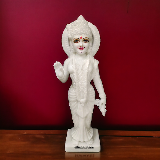 Radha Devi Maa pure Marble idol - 18 Inches