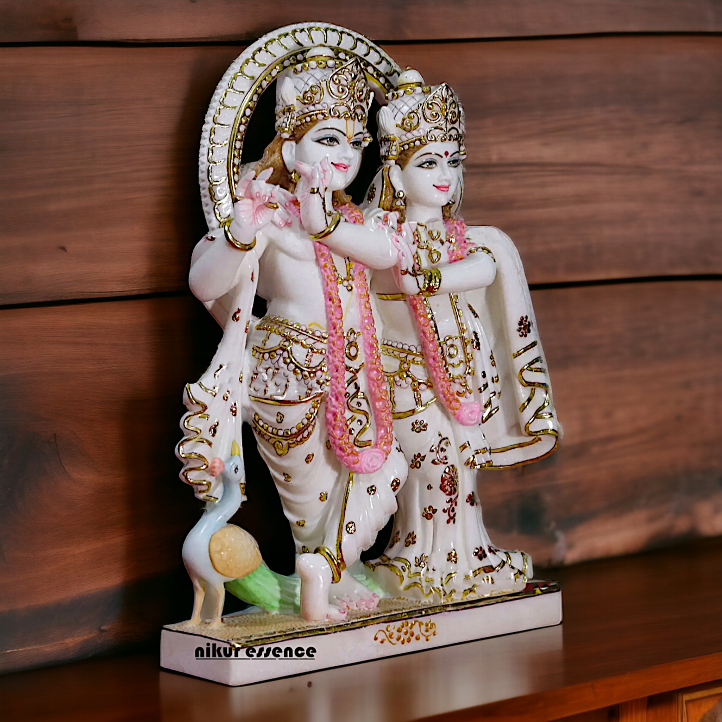 Radha Rani krishna Playing Flute standing Marble idol - 2 Feet