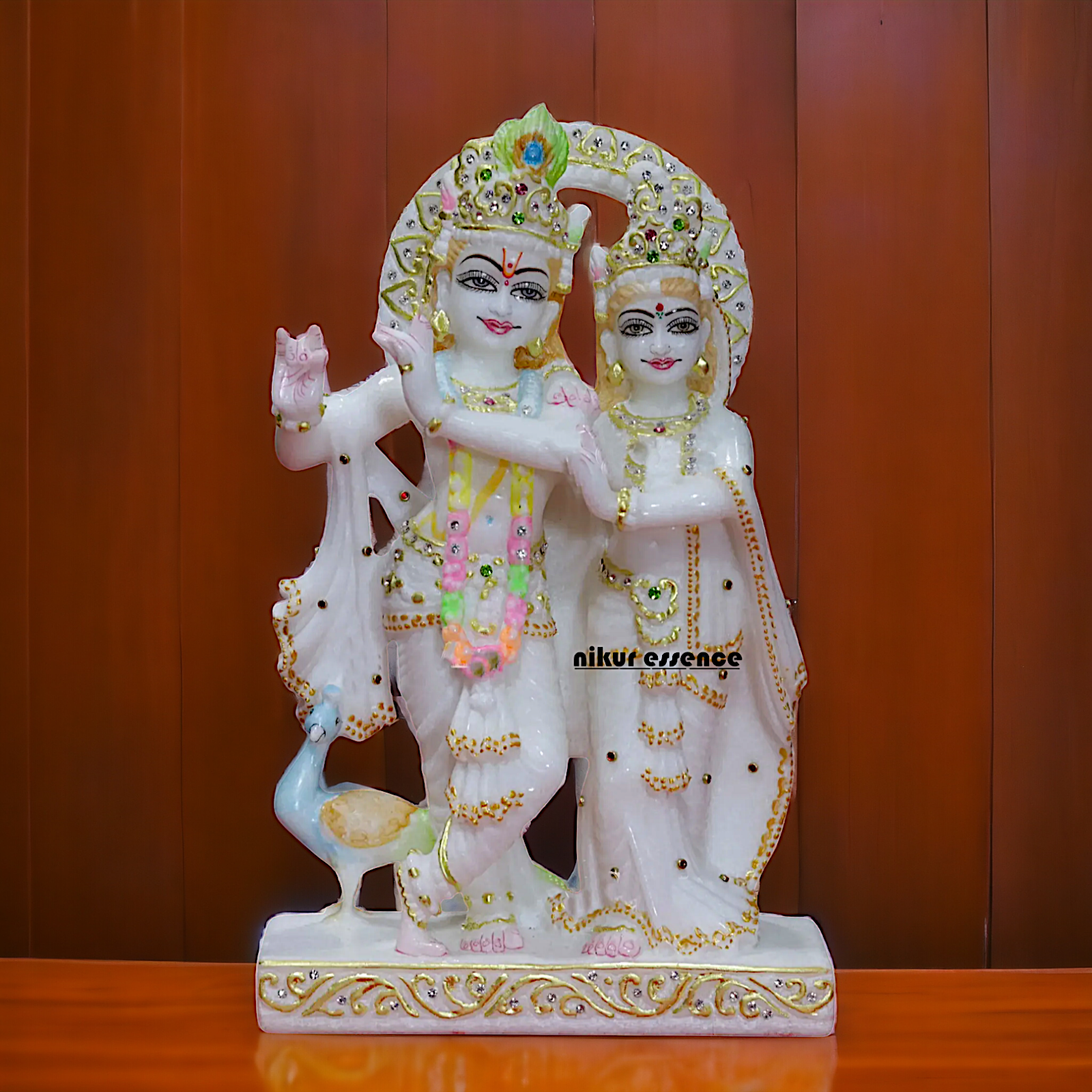 Marble Radha maa krishna idol - 12 Inches