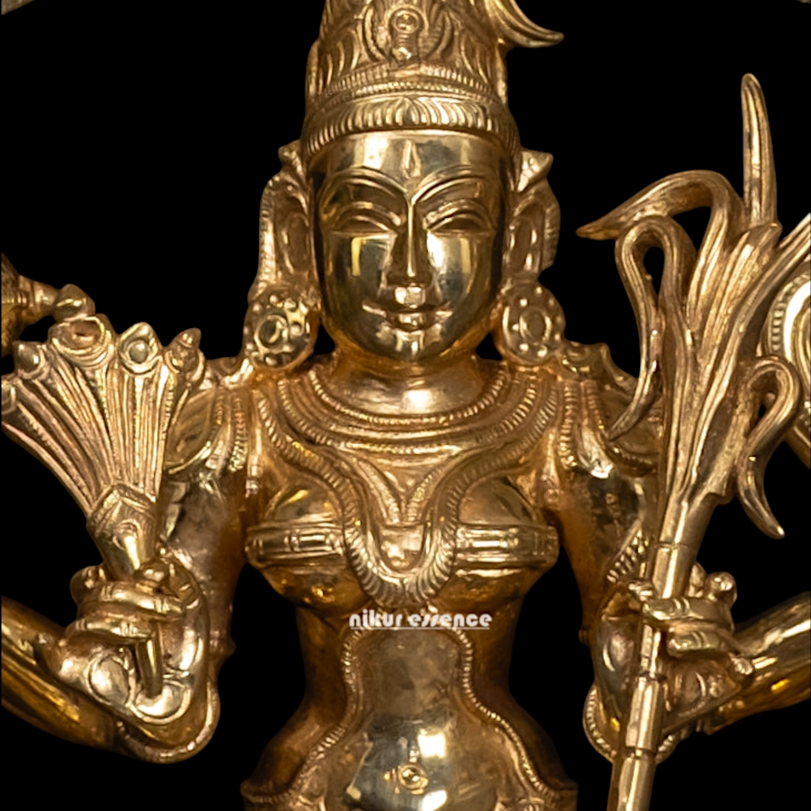 Goddess Lalita Devi Maa Panchaloha idol - 13 Inches