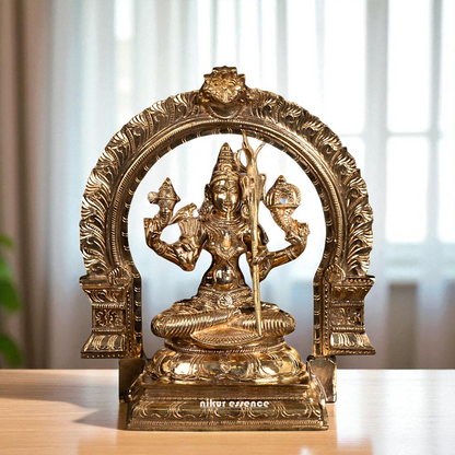 Panchaloha Kamakshi Amman statue - 11 Inches Nikuressence