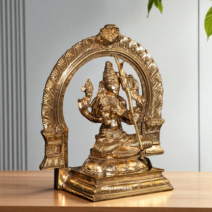 Panchaloha Kamakshi Amman statue - 11 Inches Nikuressence