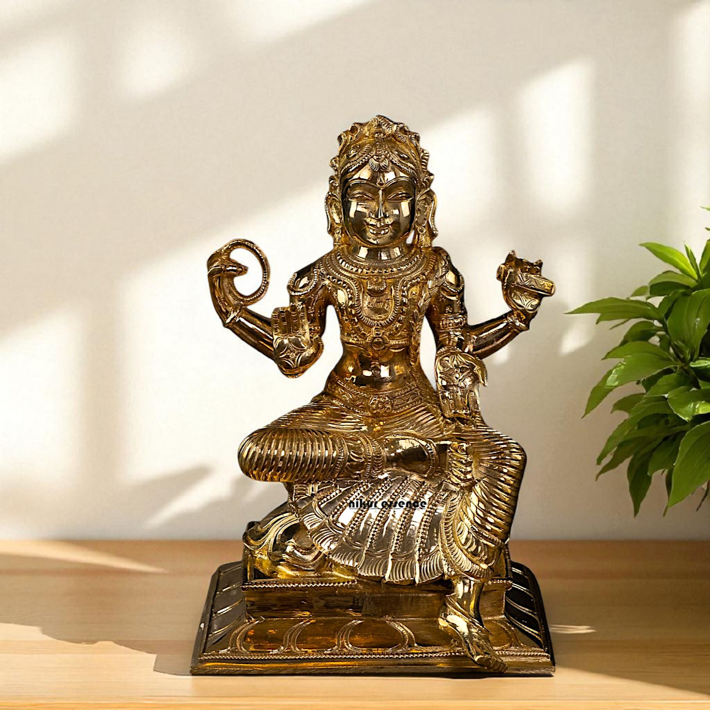 Bala Tripura Sundari Devi Panchaloha statue - 8 Inches Nikuressence
