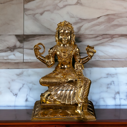 Bala Tripura Sundari Devi Panchaloha statue - 8 Inches