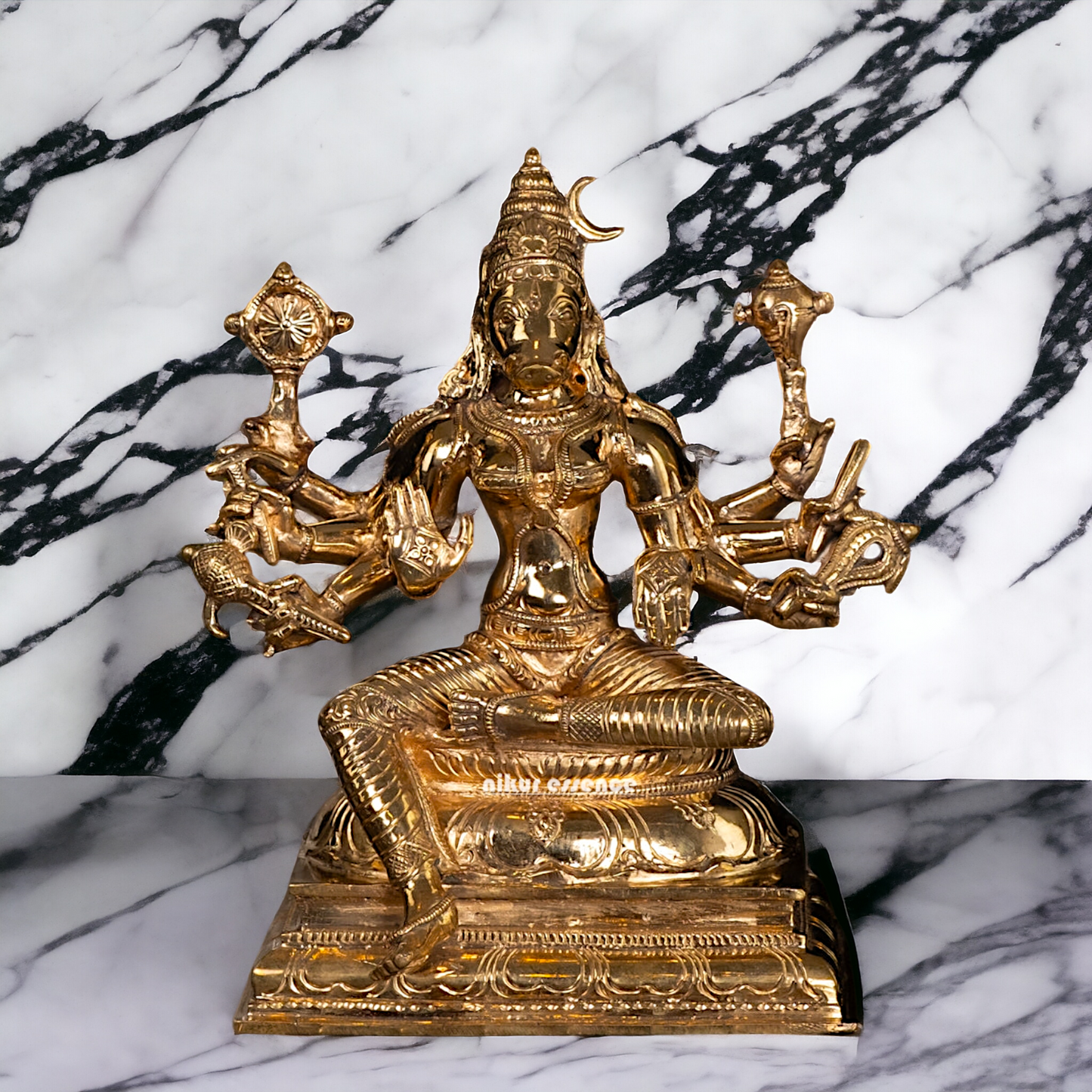 Panchaloha Varahi Amman statue - 9 Inches