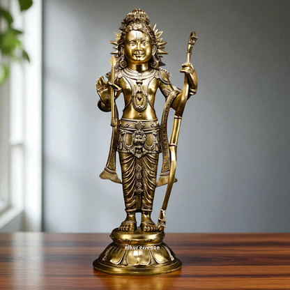 Large Ram Lalla Panchaloha idol - 27 Inches Nikuressence