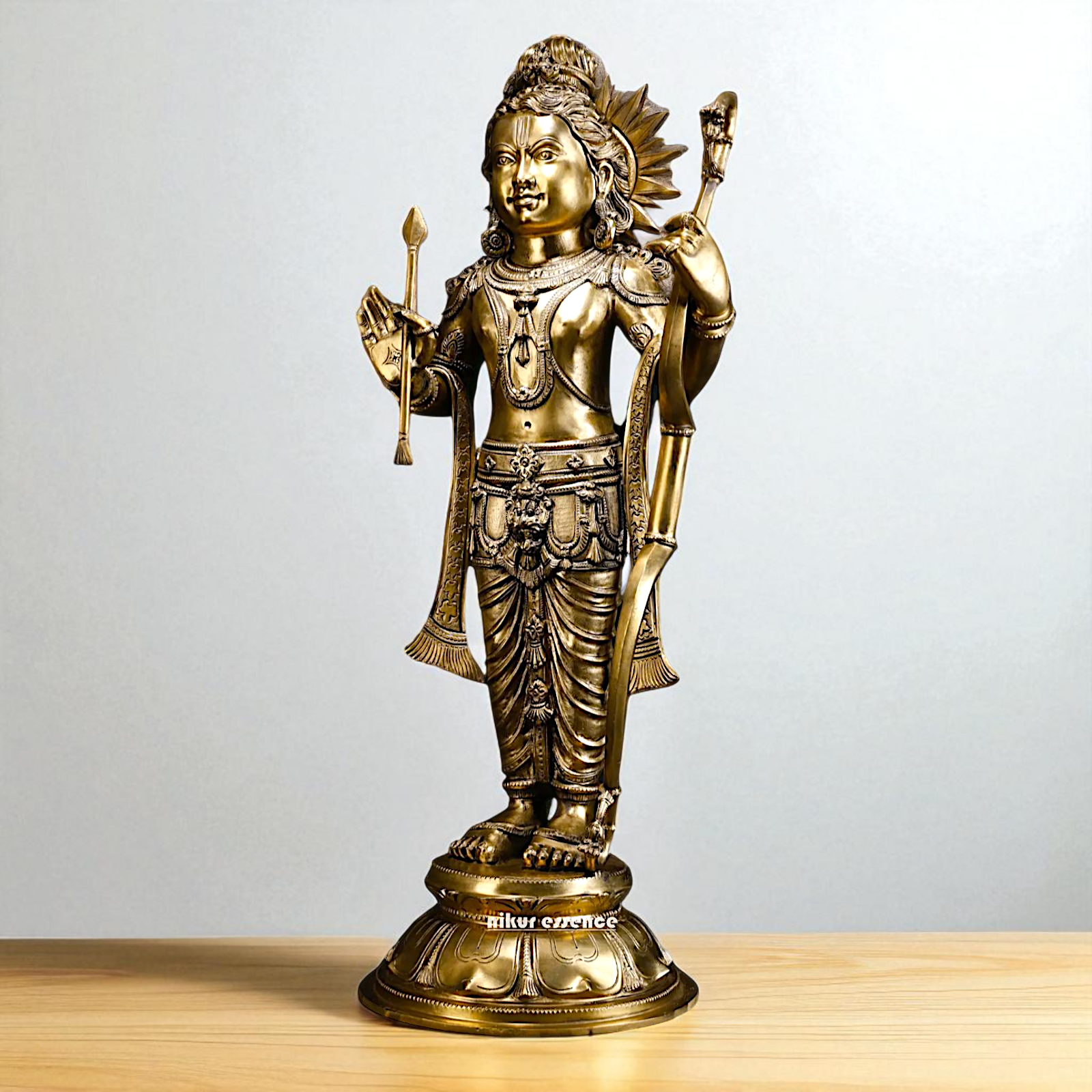 Large Ram Lalla Panchaloha idol - 27 Inches Nikuressence