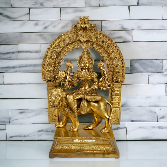 Panchaloha Durga Maa statue - 18 Inches