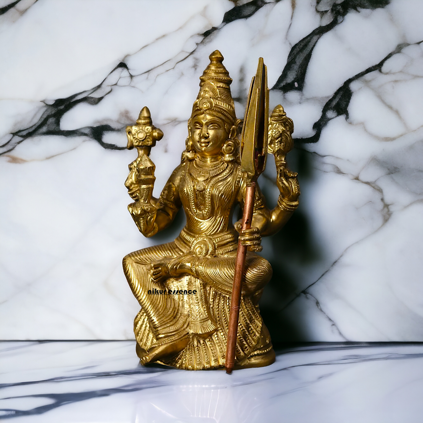 Rajarajeshwari Tripura Sundari Panchaloha Pooja statue - 8 Inches