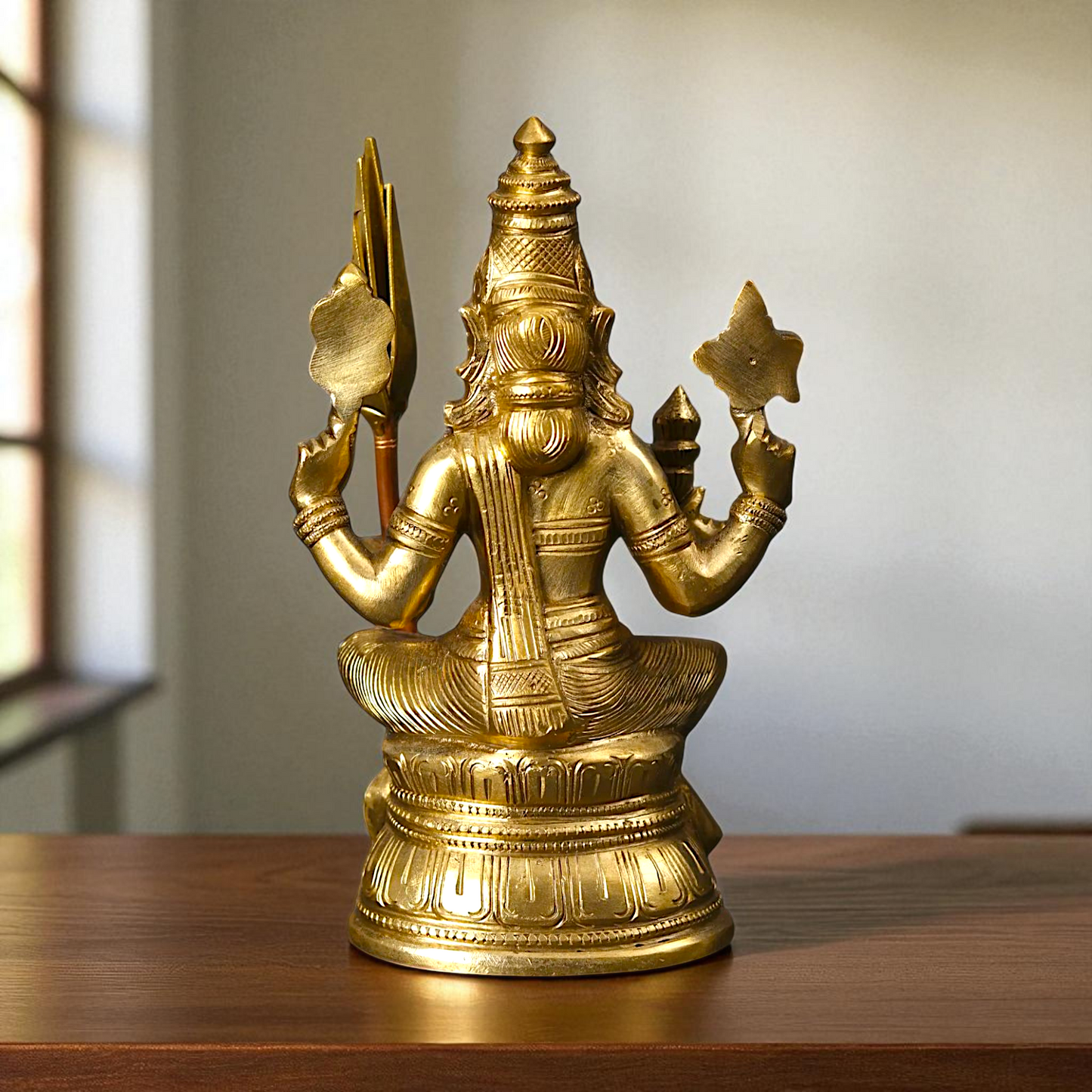 Rajarajeshwari Tripura Sundari Panchaloha Pooja statue - 8 Inches Nikuressence