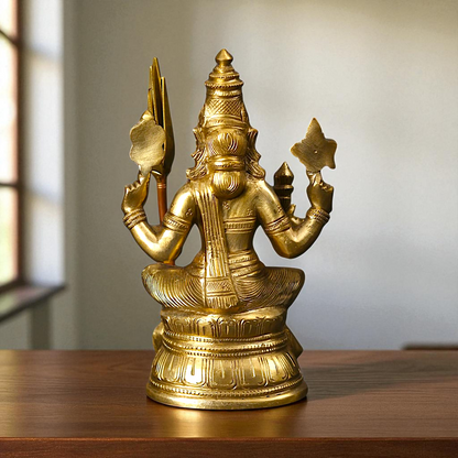 Rajarajeshwari Tripura Sundari Panchaloha Pooja statue - 8 Inches Nikuressence