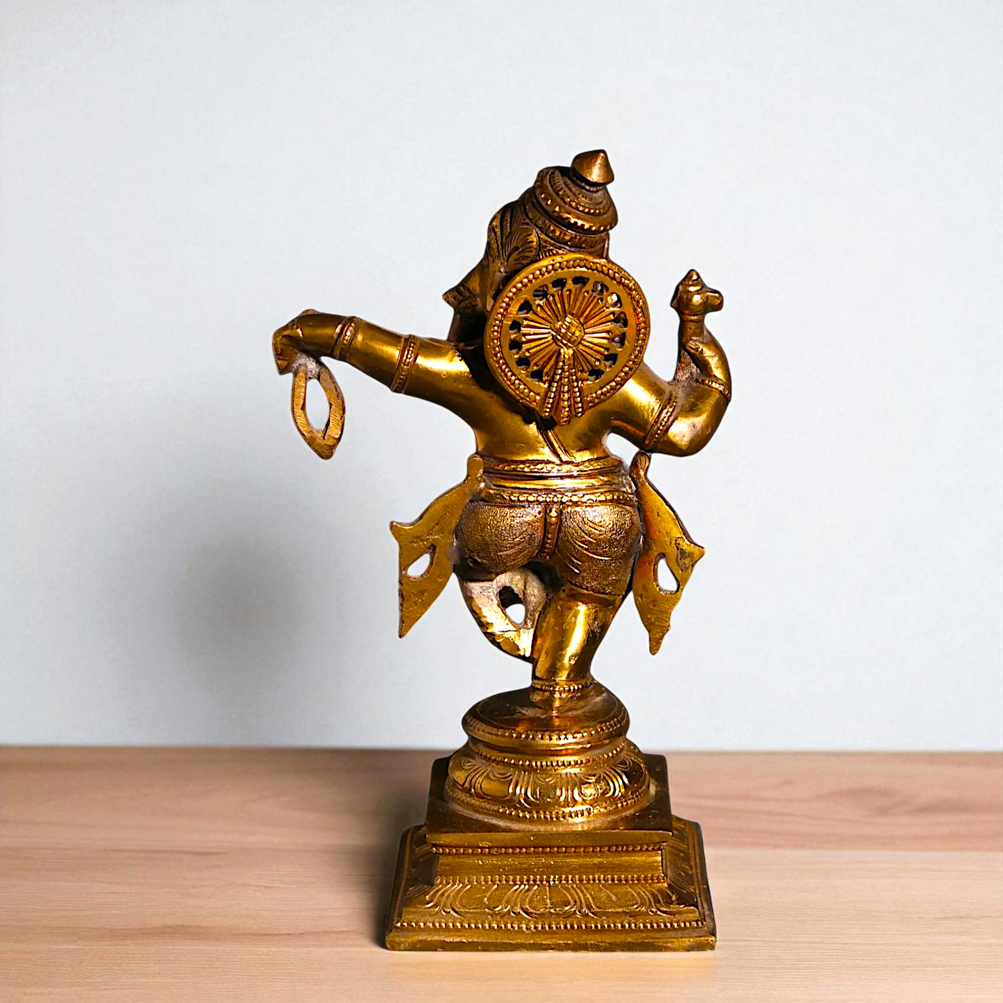 Panchaloha Ganesha dancing statue - 9 Inches Nikuressence