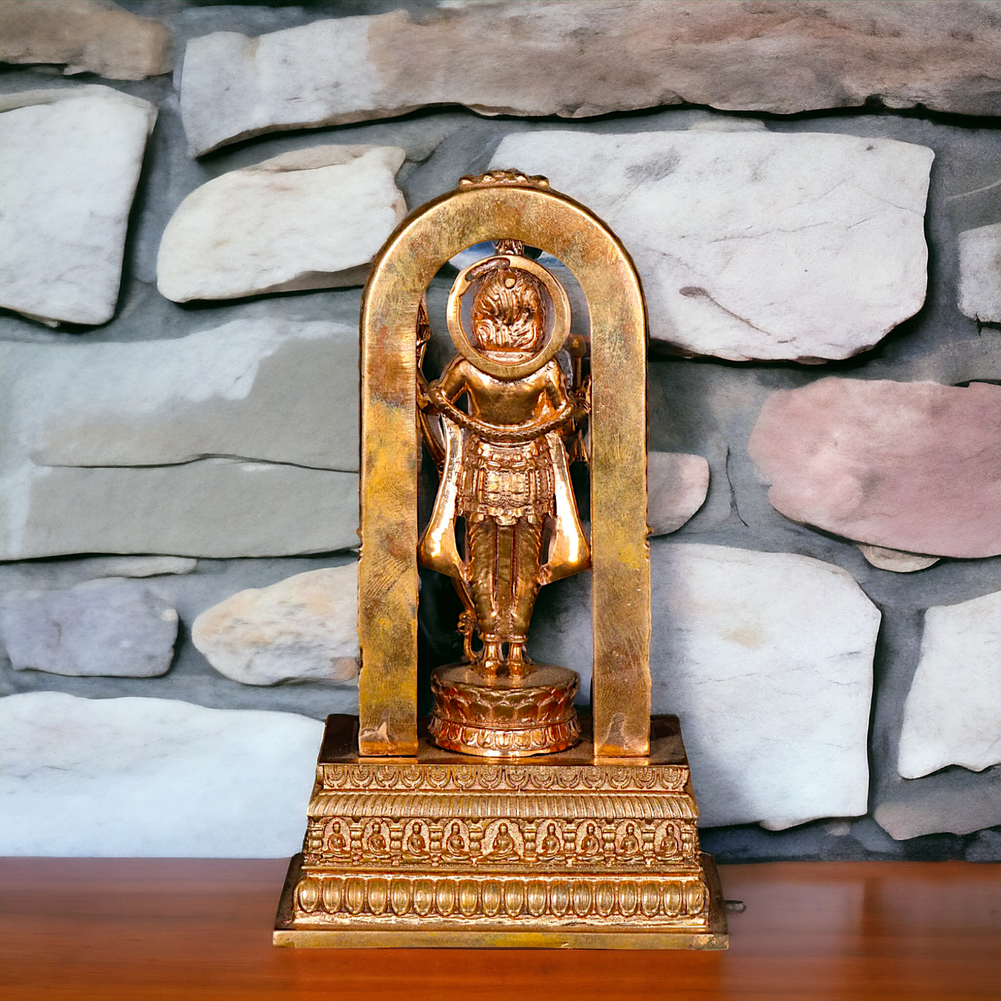 Panchaloha Ram Lalla standing idol - 6 Inches