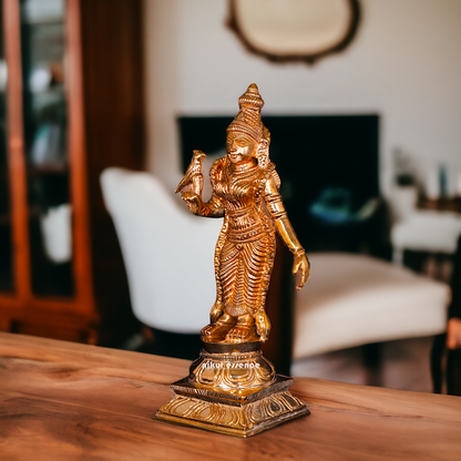 Meenakshi Devi standing Panchaloha idol - 6 Inches