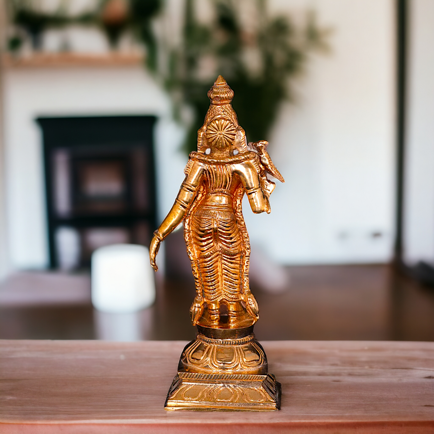 Meenakshi Devi standing Panchaloha idol - 6 Inches