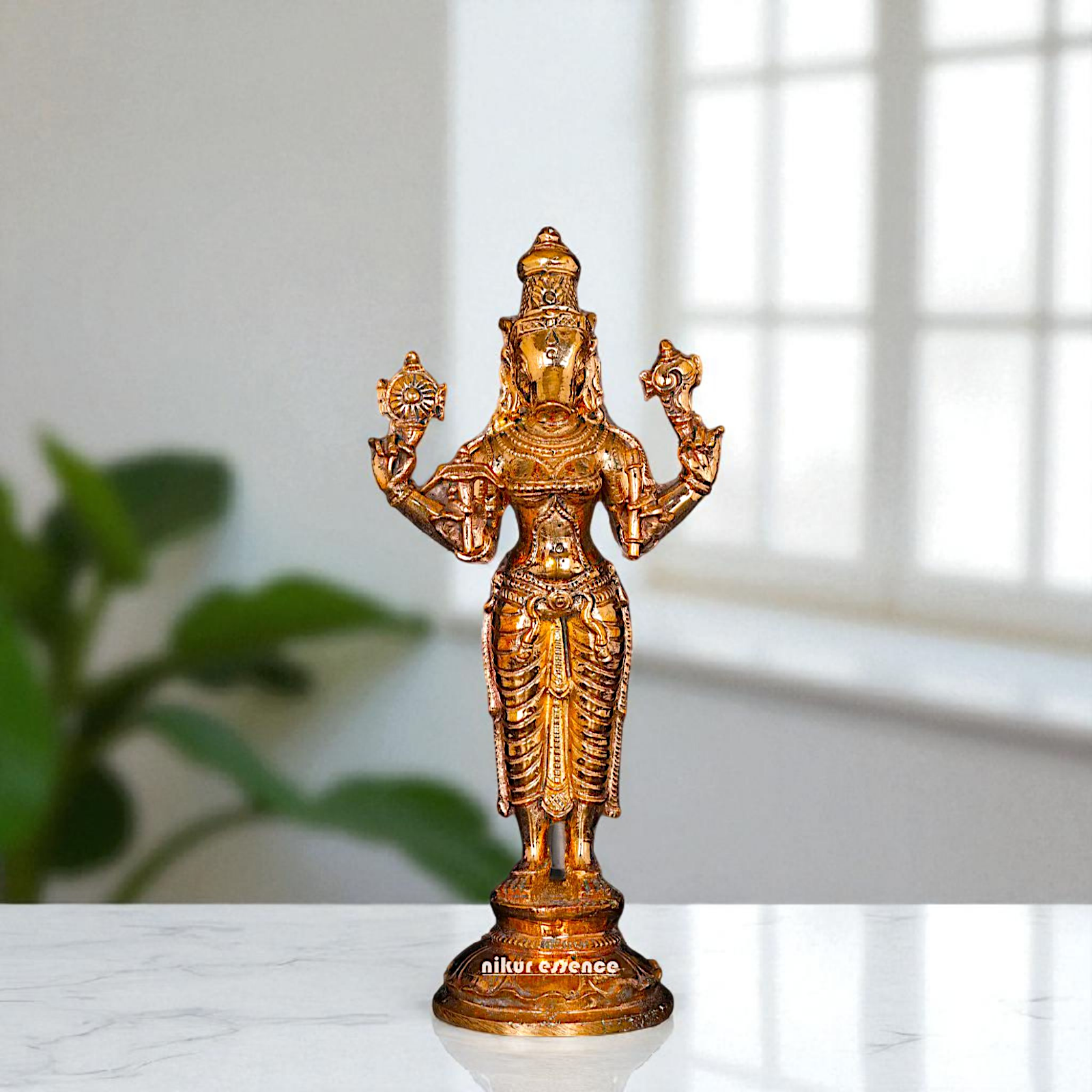 Varahi Amman Devi standing Panchaloha idol - 5 Inches Nikuressence