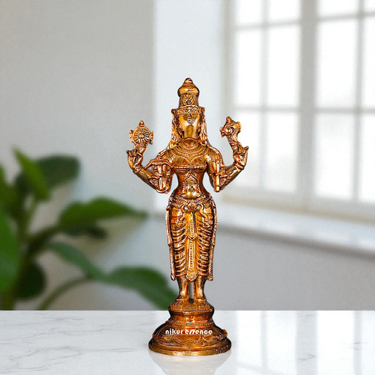 Varahi Amman Devi standing Panchaloha idol - 5 Inches Nikuressence