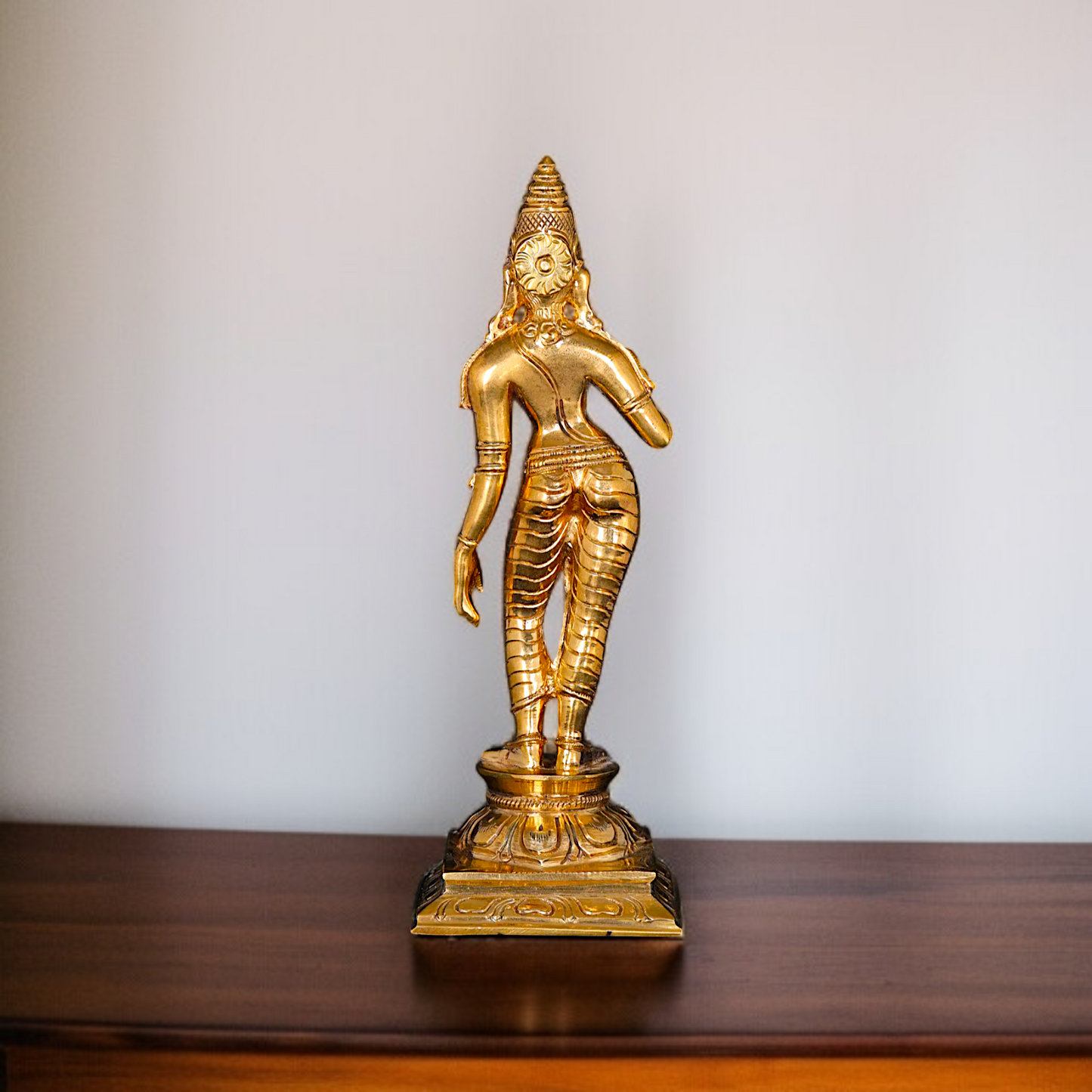 Goddess Parvati Devi Panchaloha statue - 6 Inches