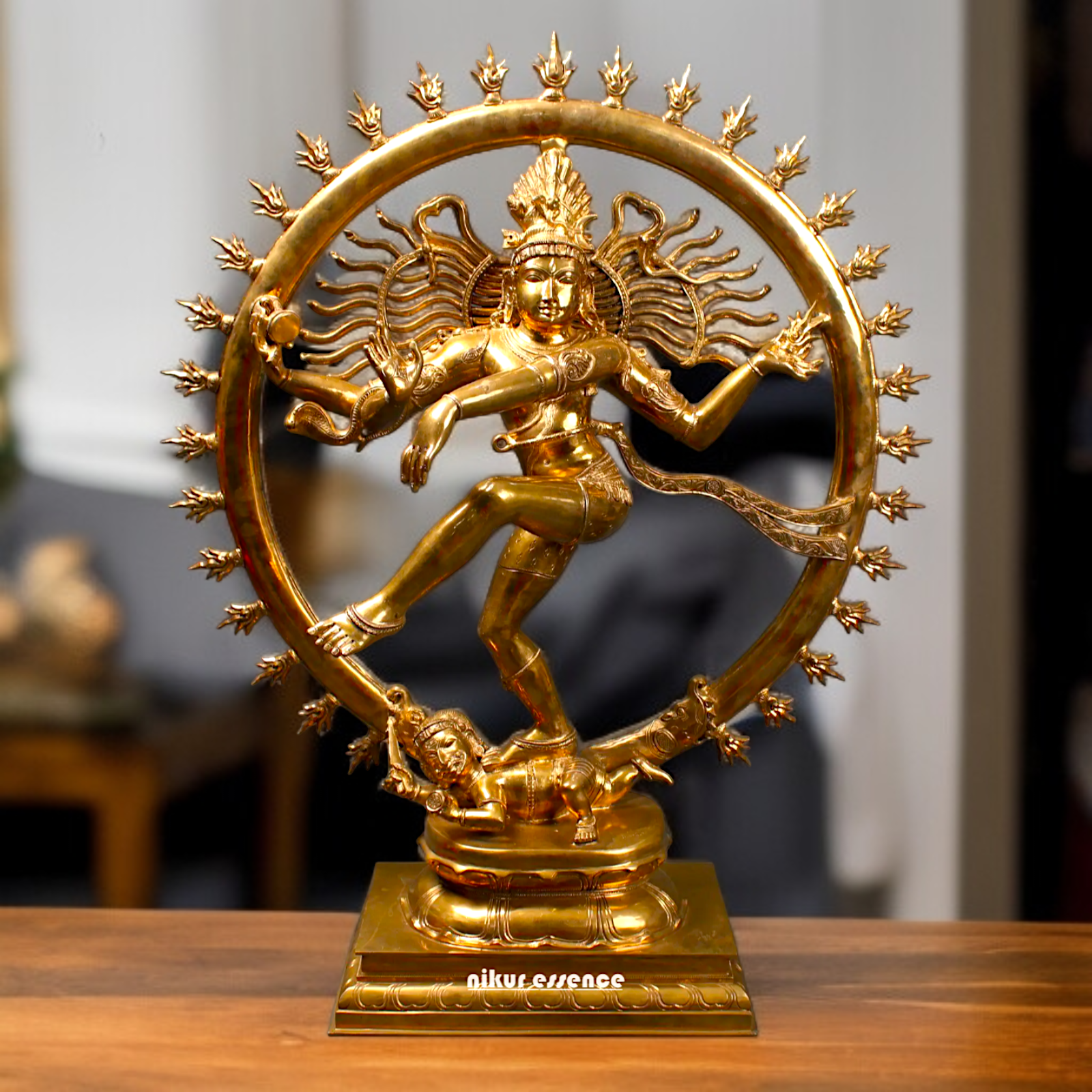 Big Nataraja Shiva Dancing Panchaloha idol - 36 inches