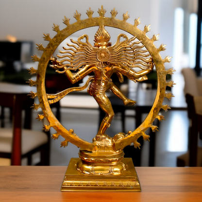 Big Nataraja Shiva Dancing Panchaloha idol - 36 inches