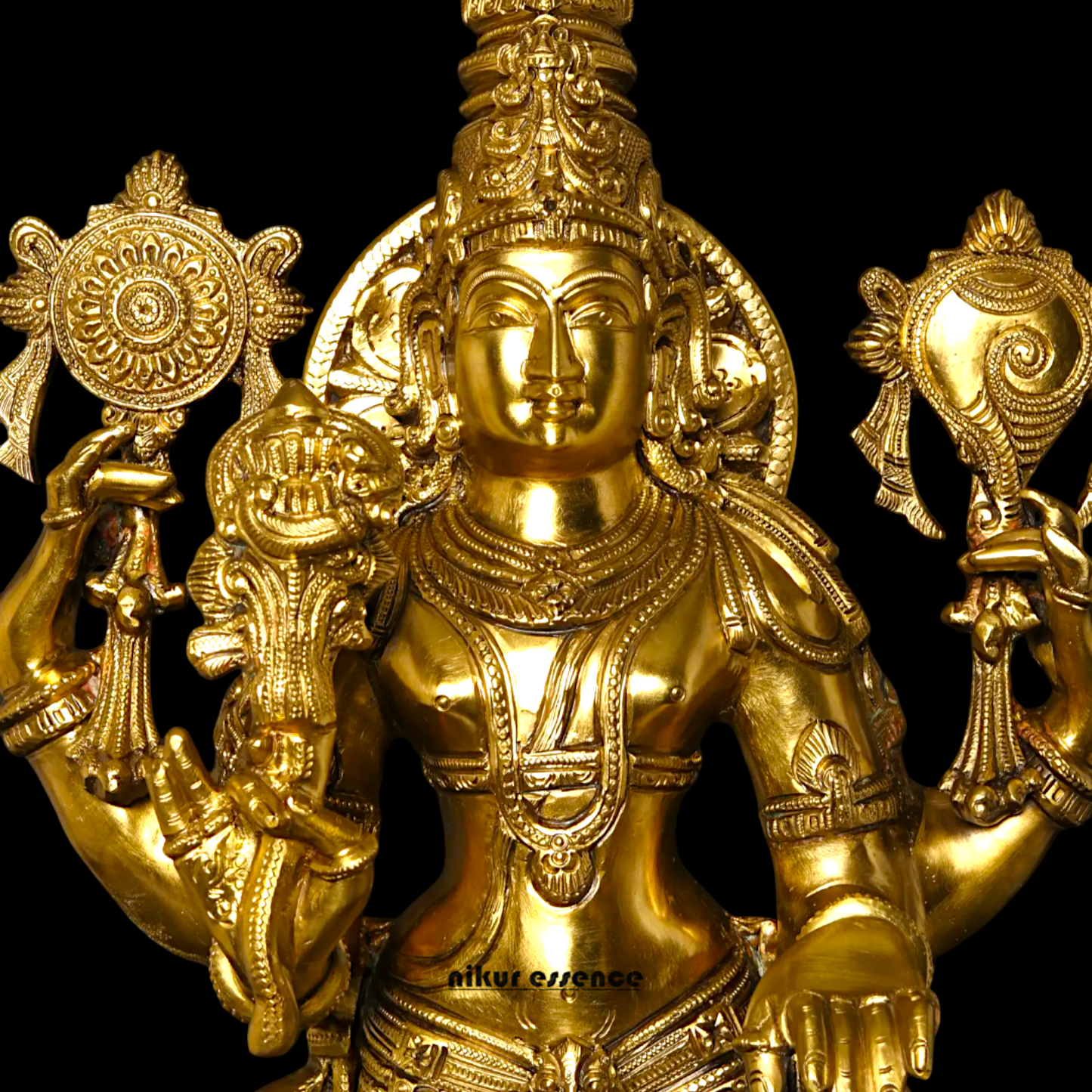 Big Vishnu Standing Panchaloha idol - 26 inches