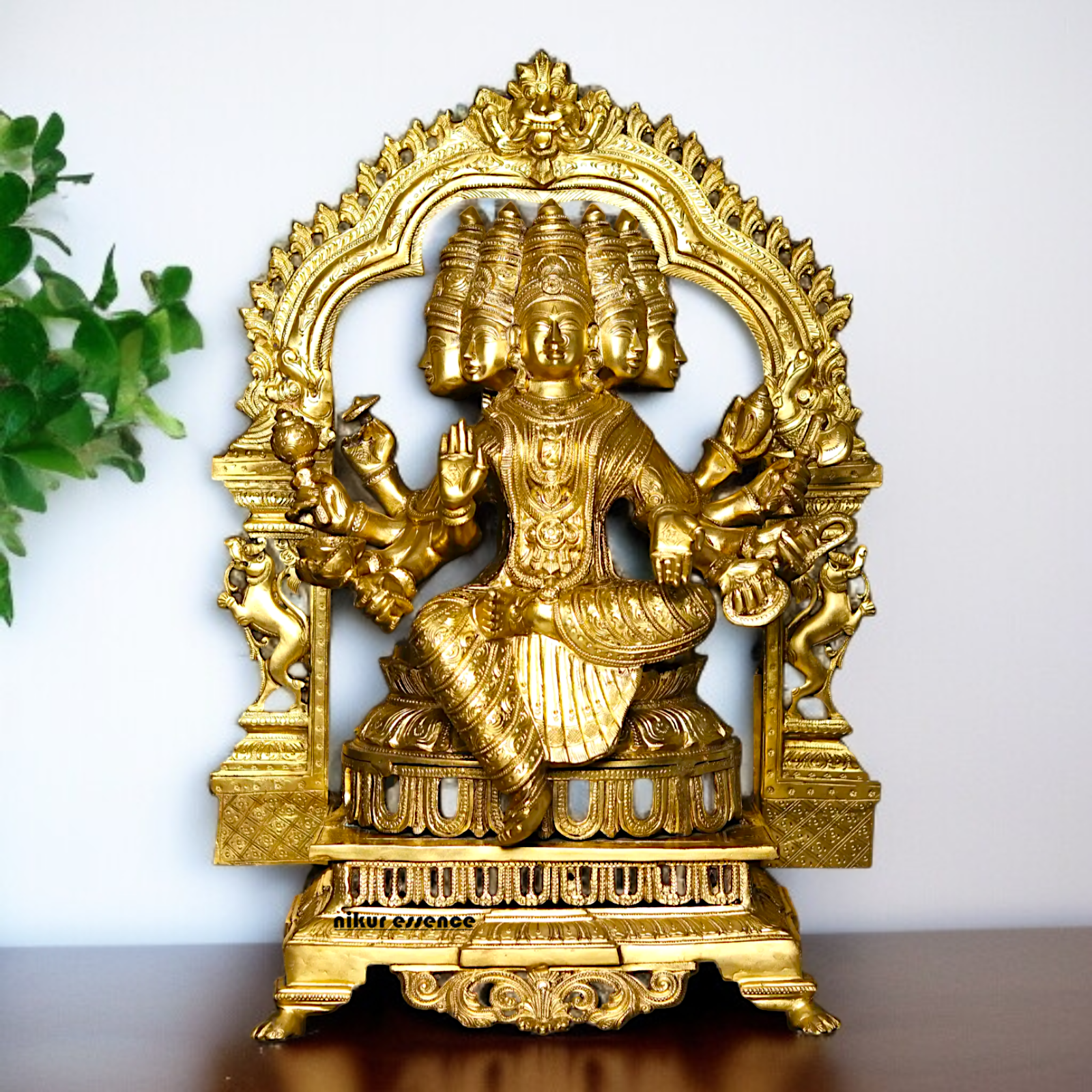 Goddess Gayatri Devi Panchaloha idol- 25 inches