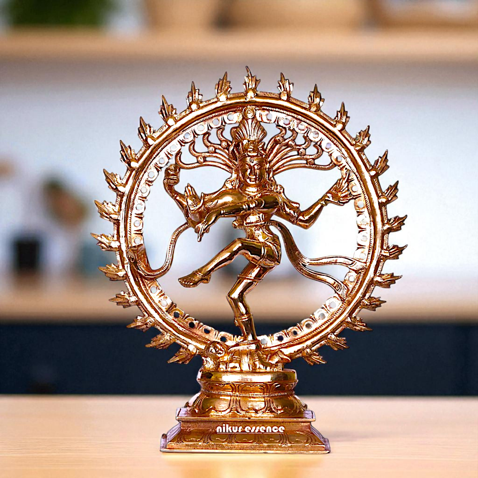 Panchaloha Nataraja Shiva Dancing tandav statue - 9 inches Nikuressence