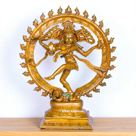 Big Nataraja Shiva Dancing Panchaloha statue - 19 inches Nikuressence