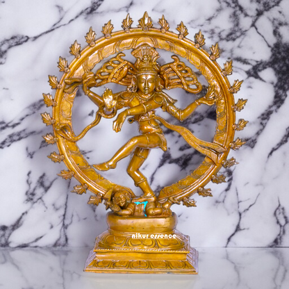 Big Nataraja Shiva Dancing Panchaloha statue - 19 inches