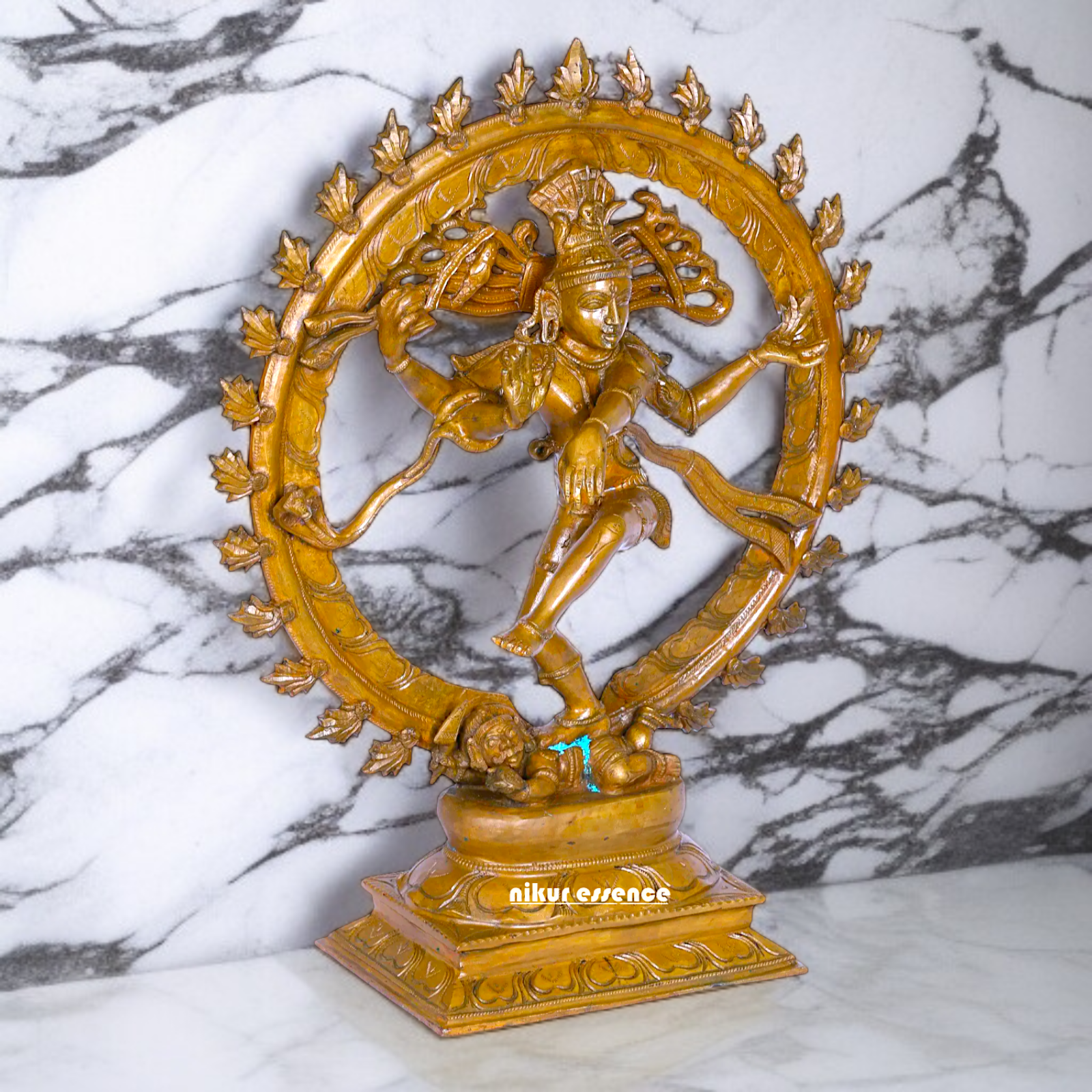 Big Nataraja Shiva Dancing Panchaloha statue - 19 inches