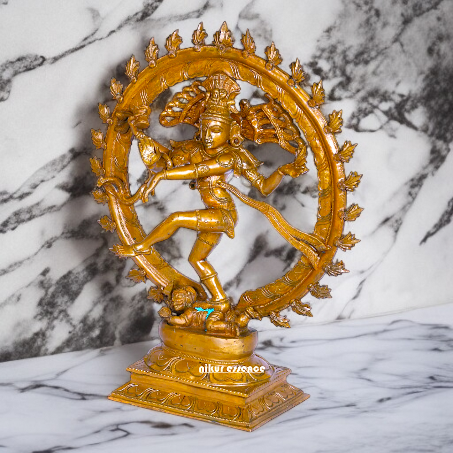 Big Nataraja Shiva Dancing Panchaloha statue - 19 inches