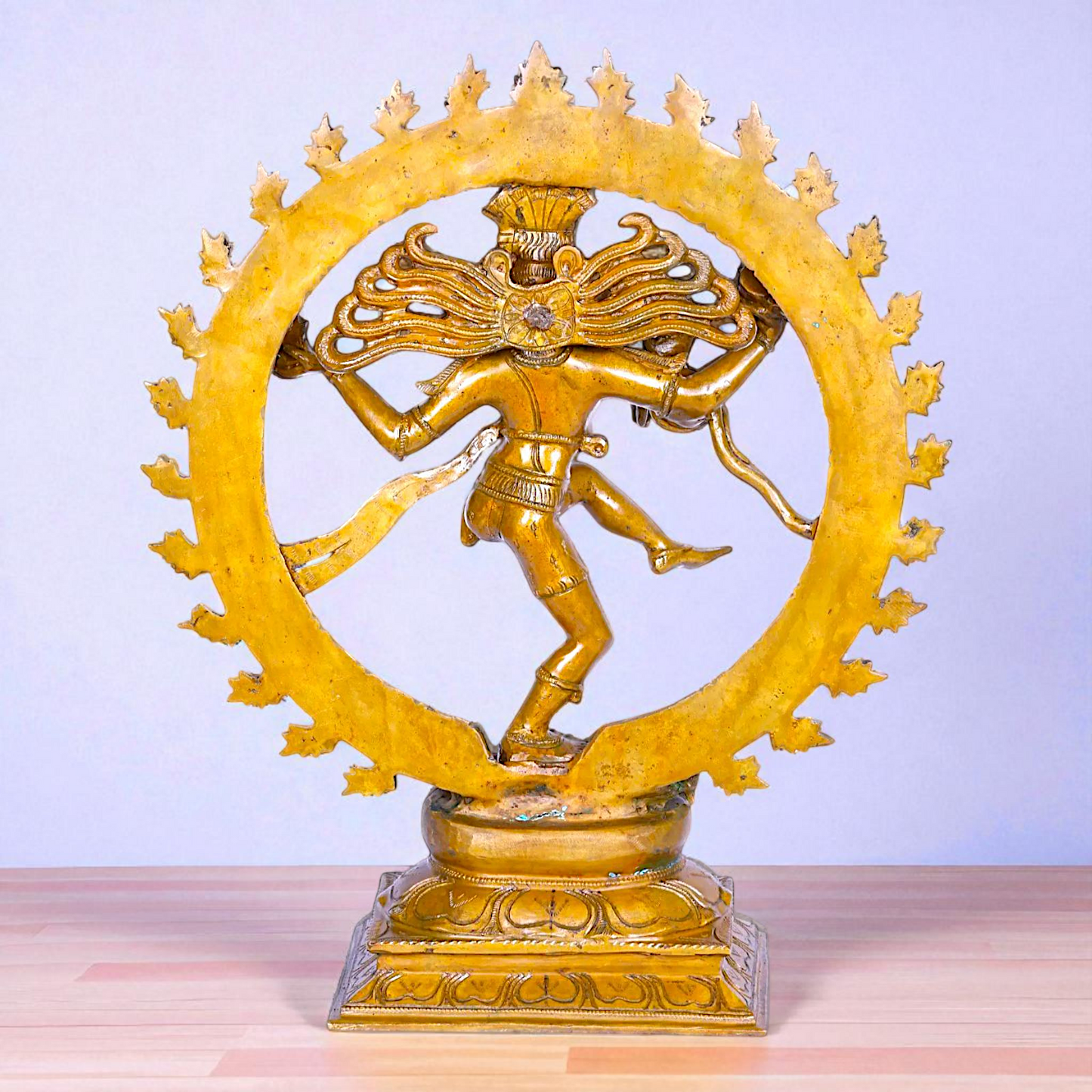 Big Nataraja Shiva Dancing Panchaloha statue - 19 inches Nikuressence