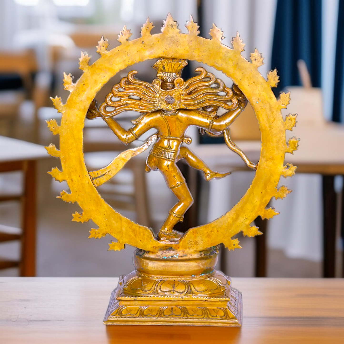 Big Nataraja Shiva Dancing Panchaloha statue - 19 inches