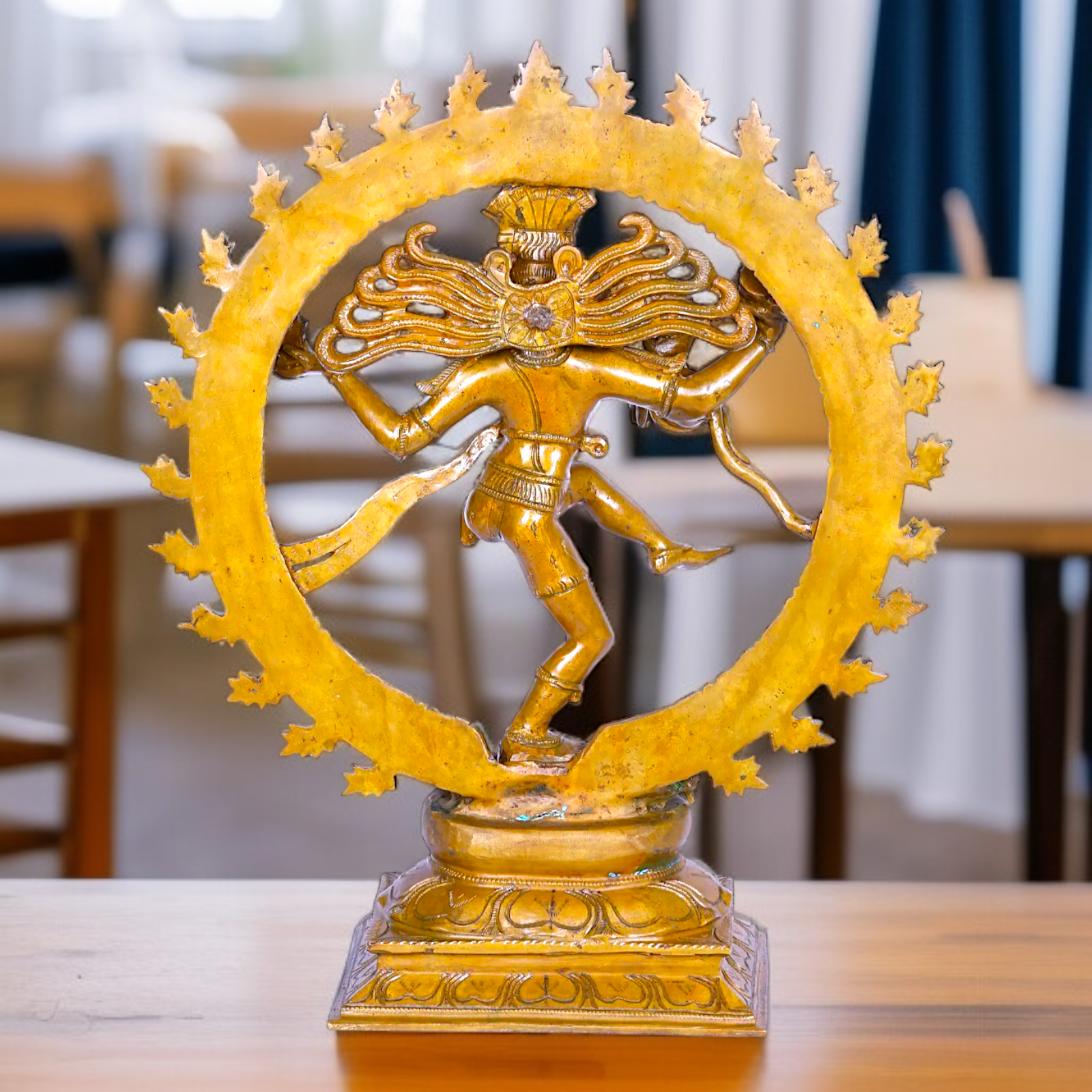 Big Nataraja Shiva Dancing Panchaloha statue - 19 inches