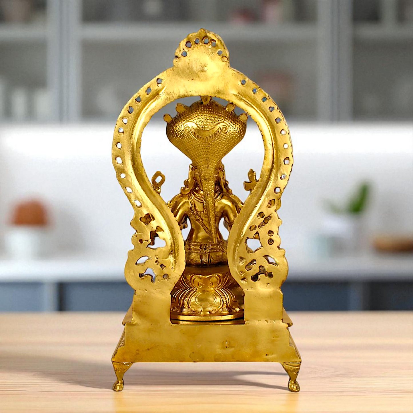 Goddess Ashtabhuja Dharini Devi Mariamman Panchaloha statue - 16 inches Nikuressence