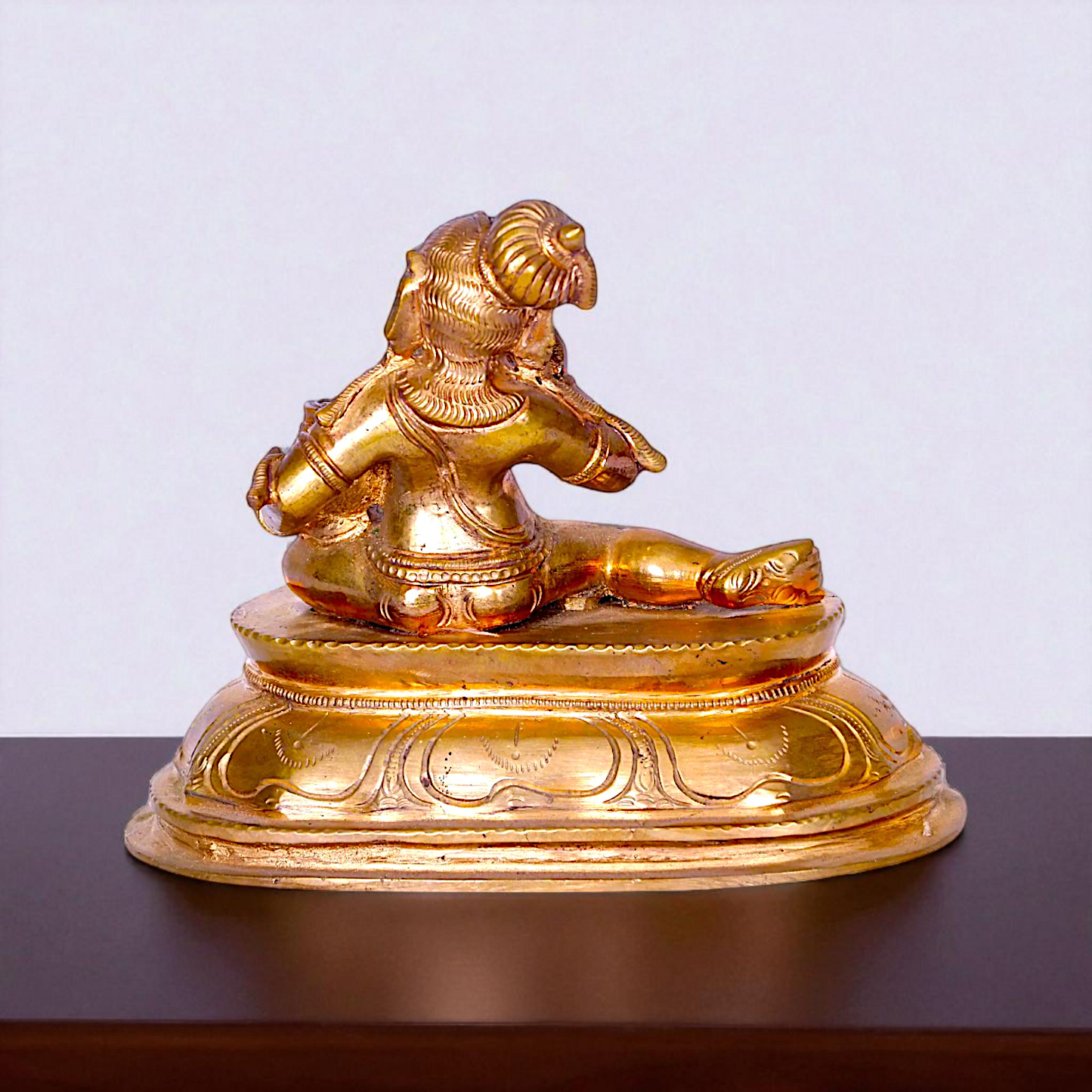 Bal Krishna stealing Butter Panchaloha idol - 7 inches Nikuressence