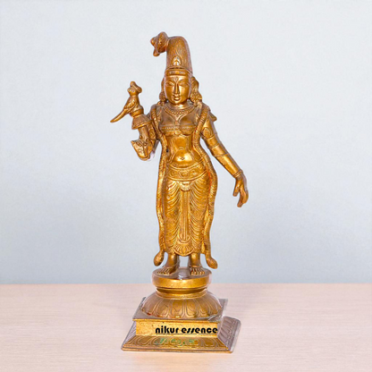 Panchaloha Andal standing idol - 16 Inches Nikuressence