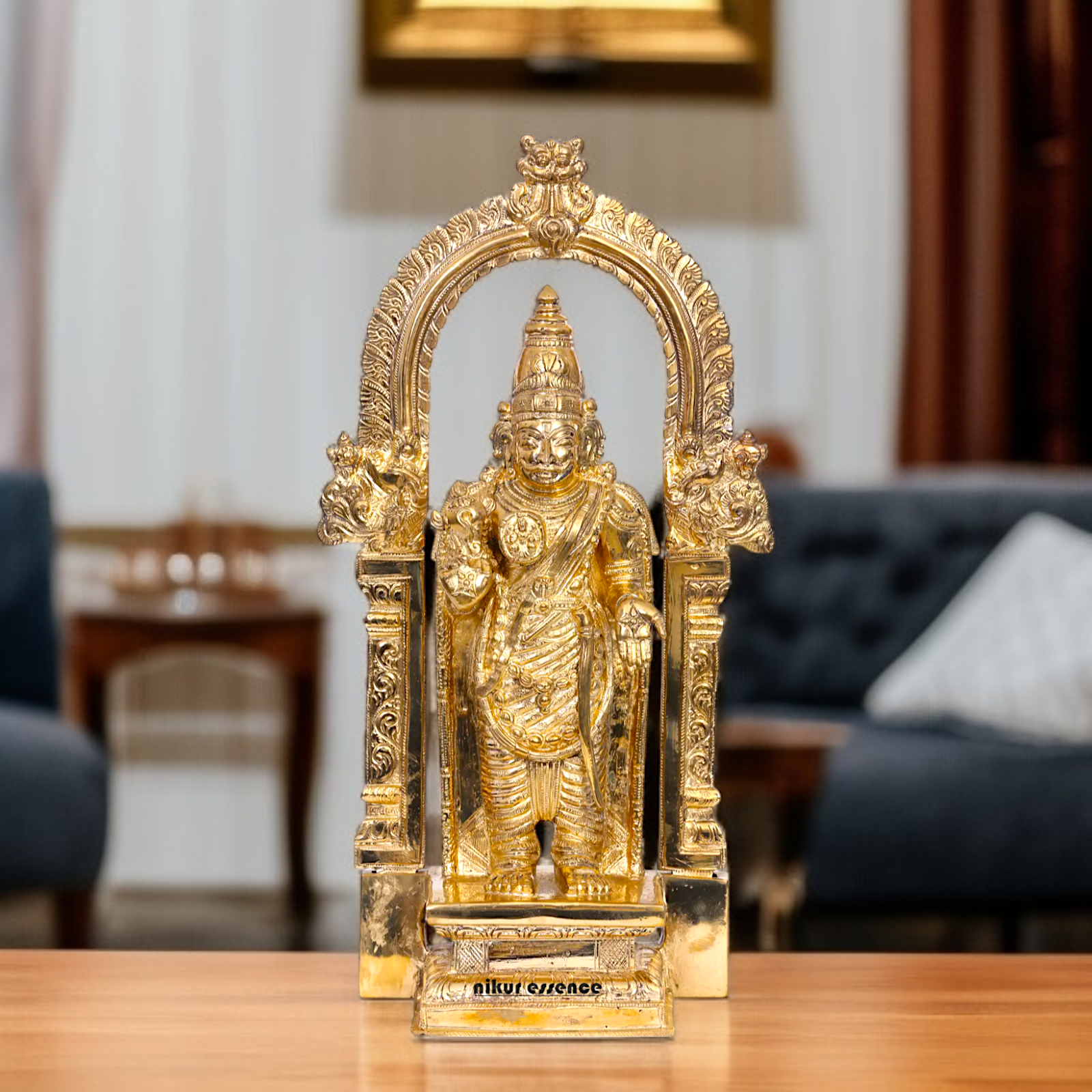 Panchaloha Vishnu Bhagwan Avtar Blessing idol - 15 Inches