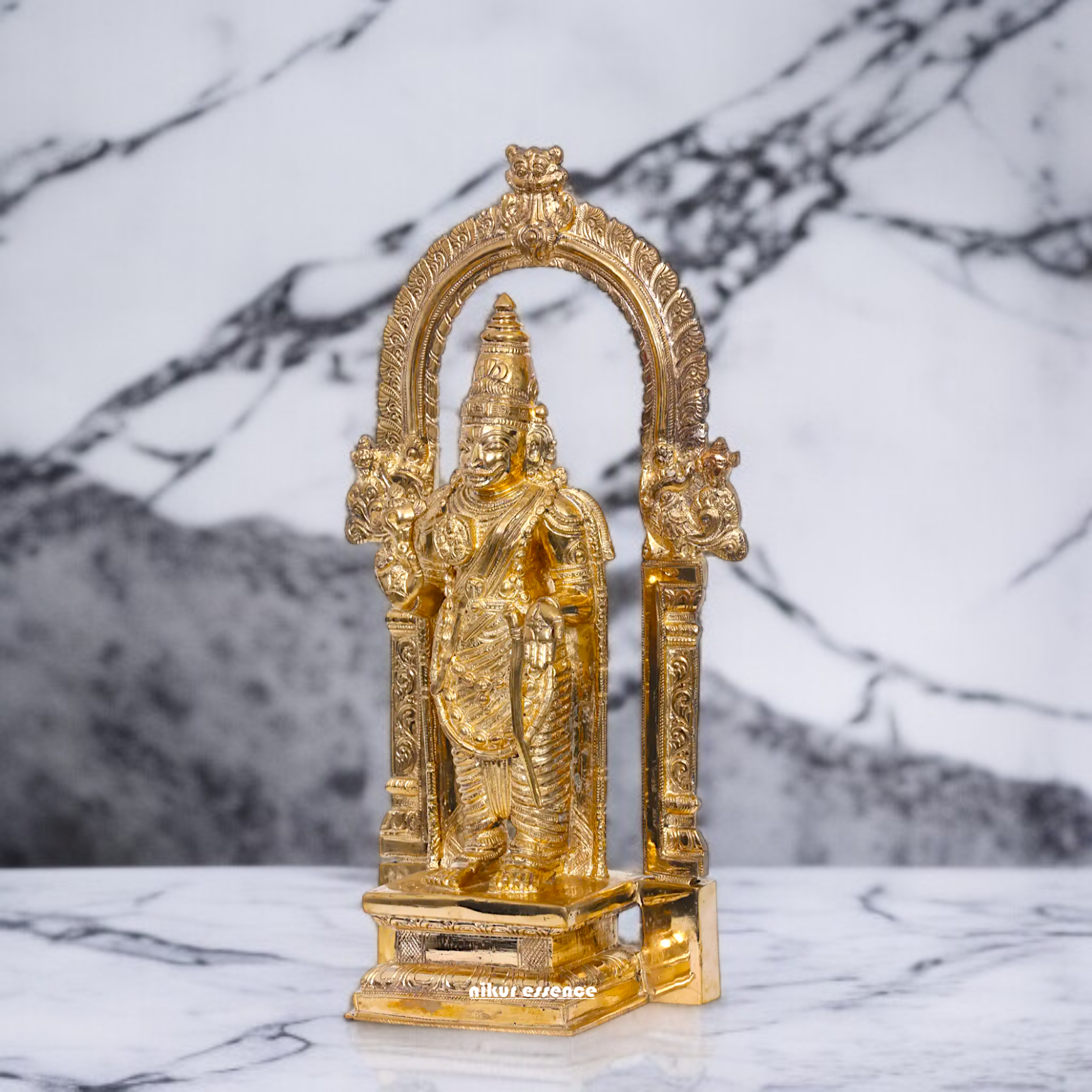 Panchaloha Vishnu Bhagwan Avtar Blessing idol - 15 Inches