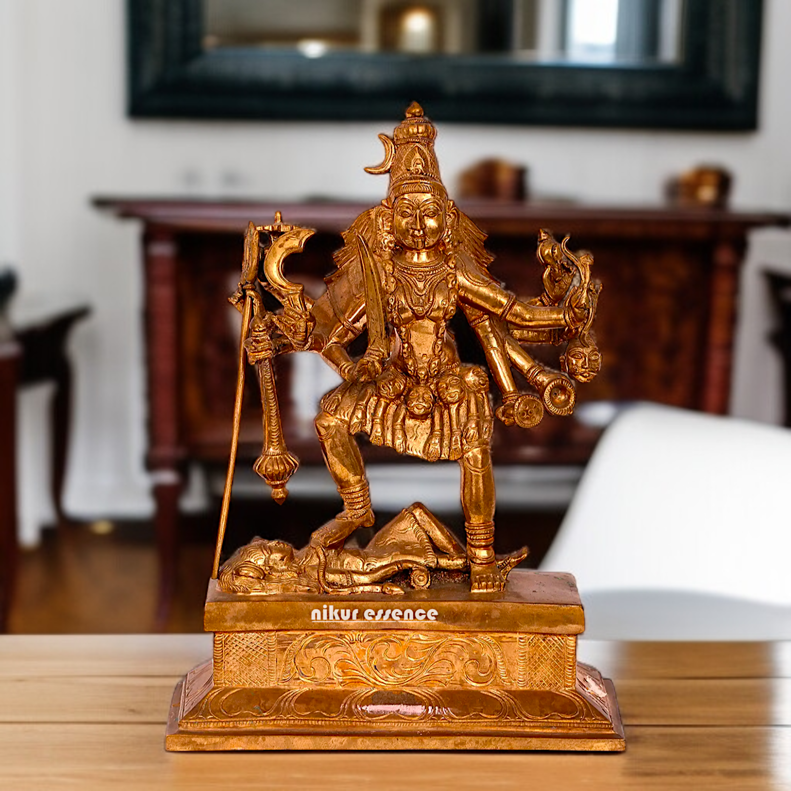 Kali Maa Panchaloha statue - 12 inches