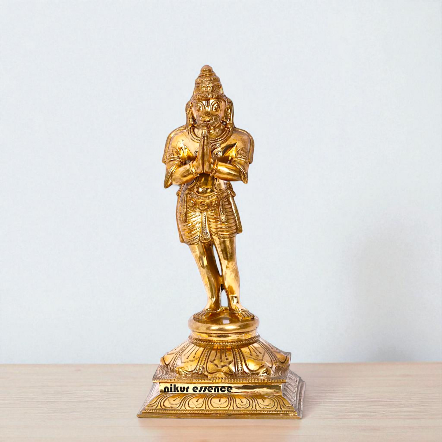 Panchaloha Hanuman ji Monkey God statue - 12 inches Nikuressence