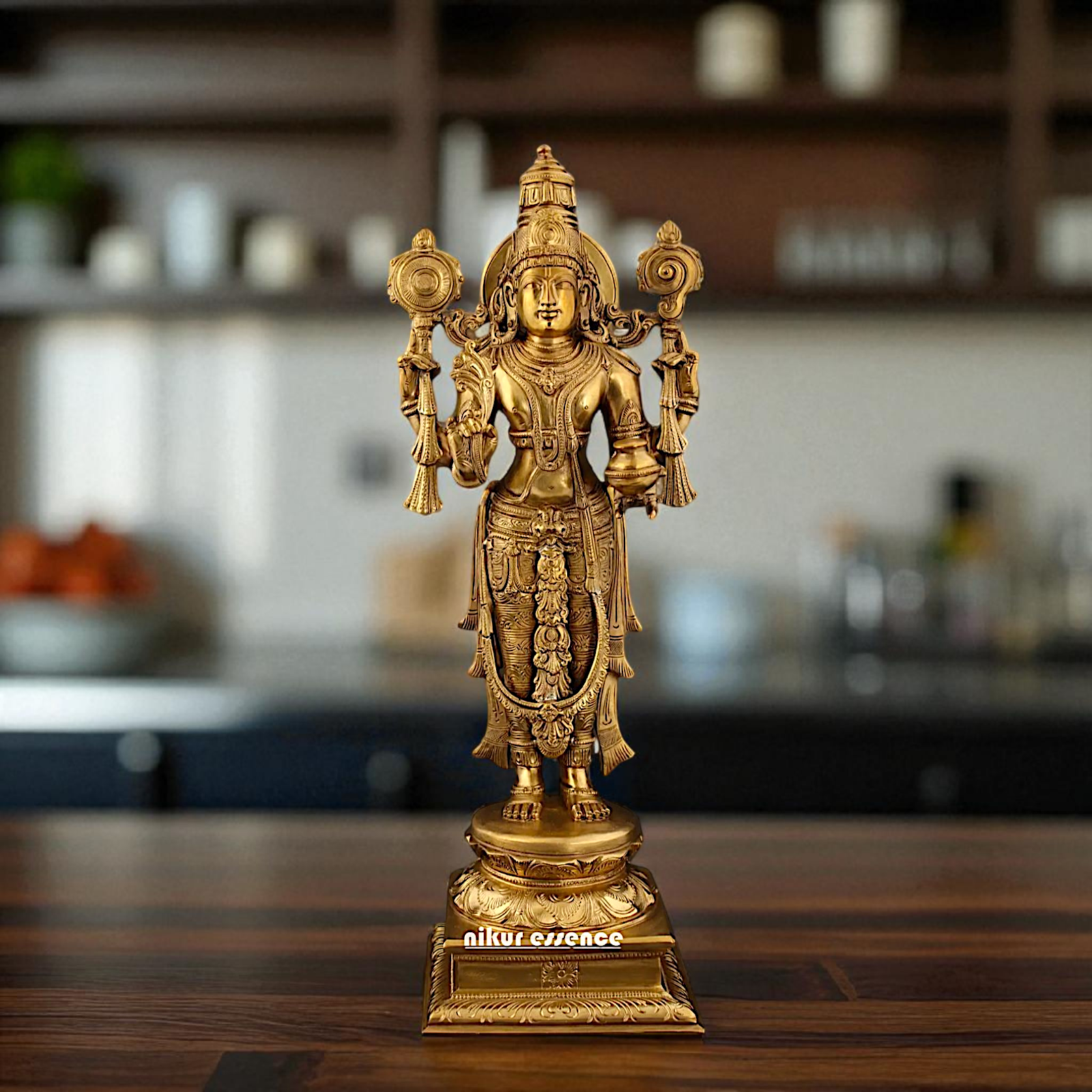 Dhanvantari Swamy Panchaloha idol - 14 Inches Nikuressence