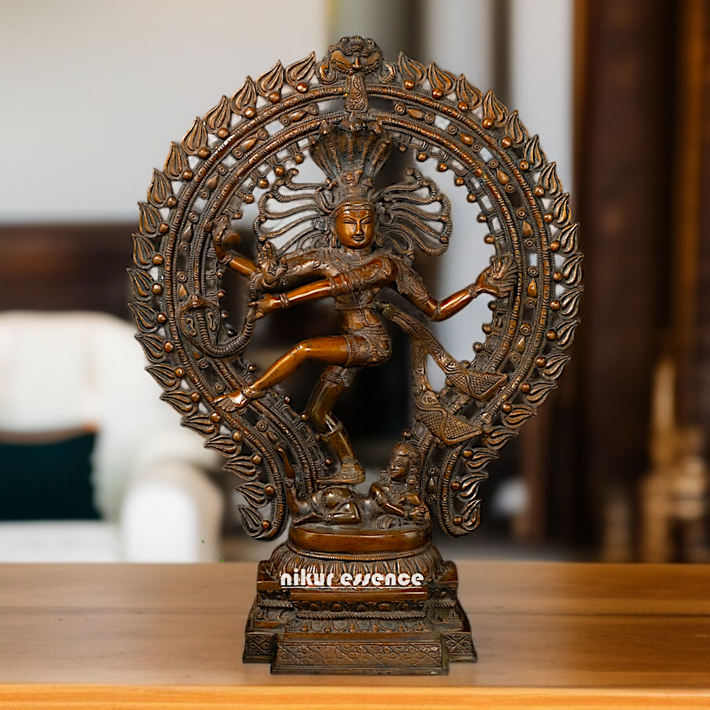 Nataraja Shiva Tandav Brass statue - 22 Inches Nikuressence