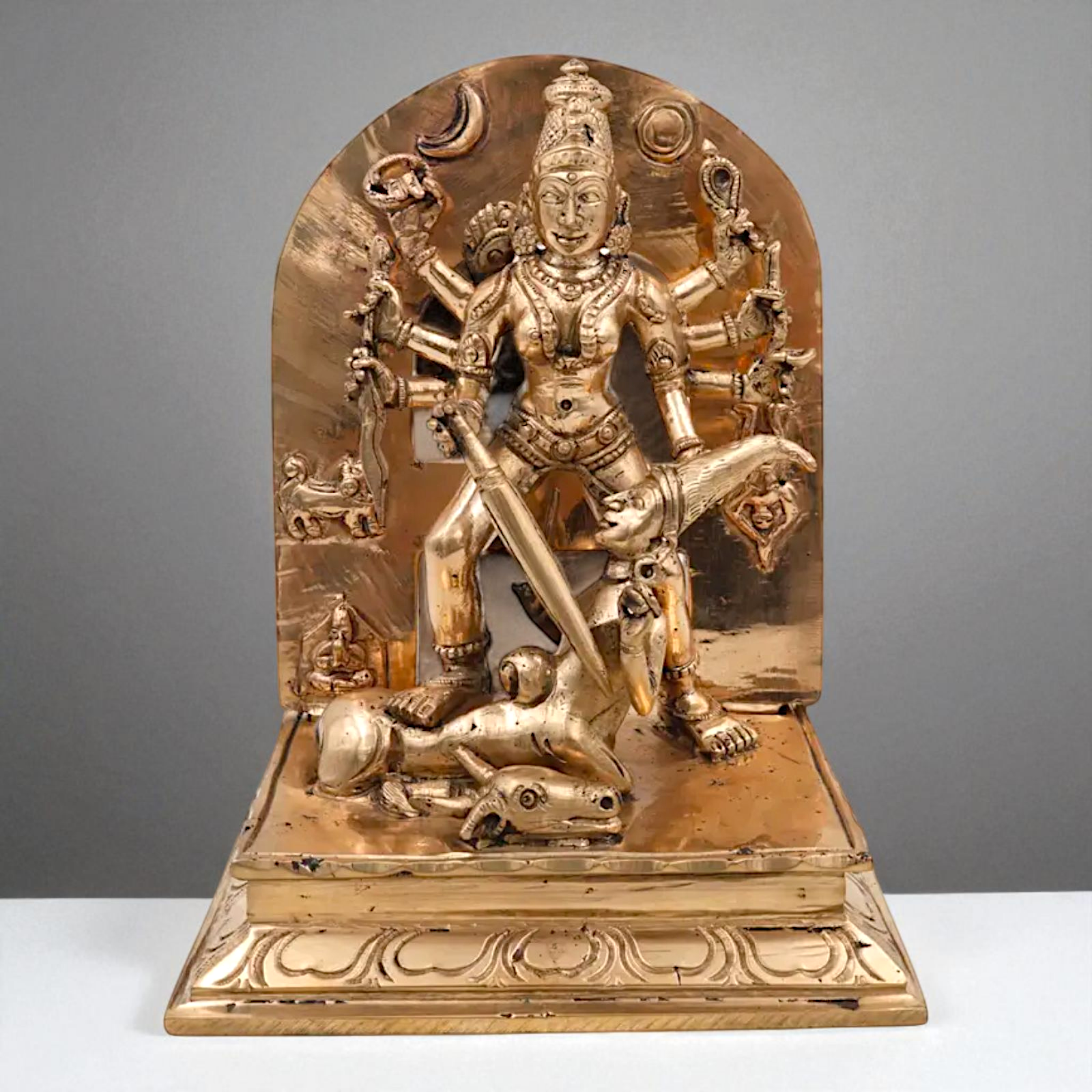 Goddess Durga Kali Ma Pooja Panchaloha idol - 6.5 Inches Nikuressence