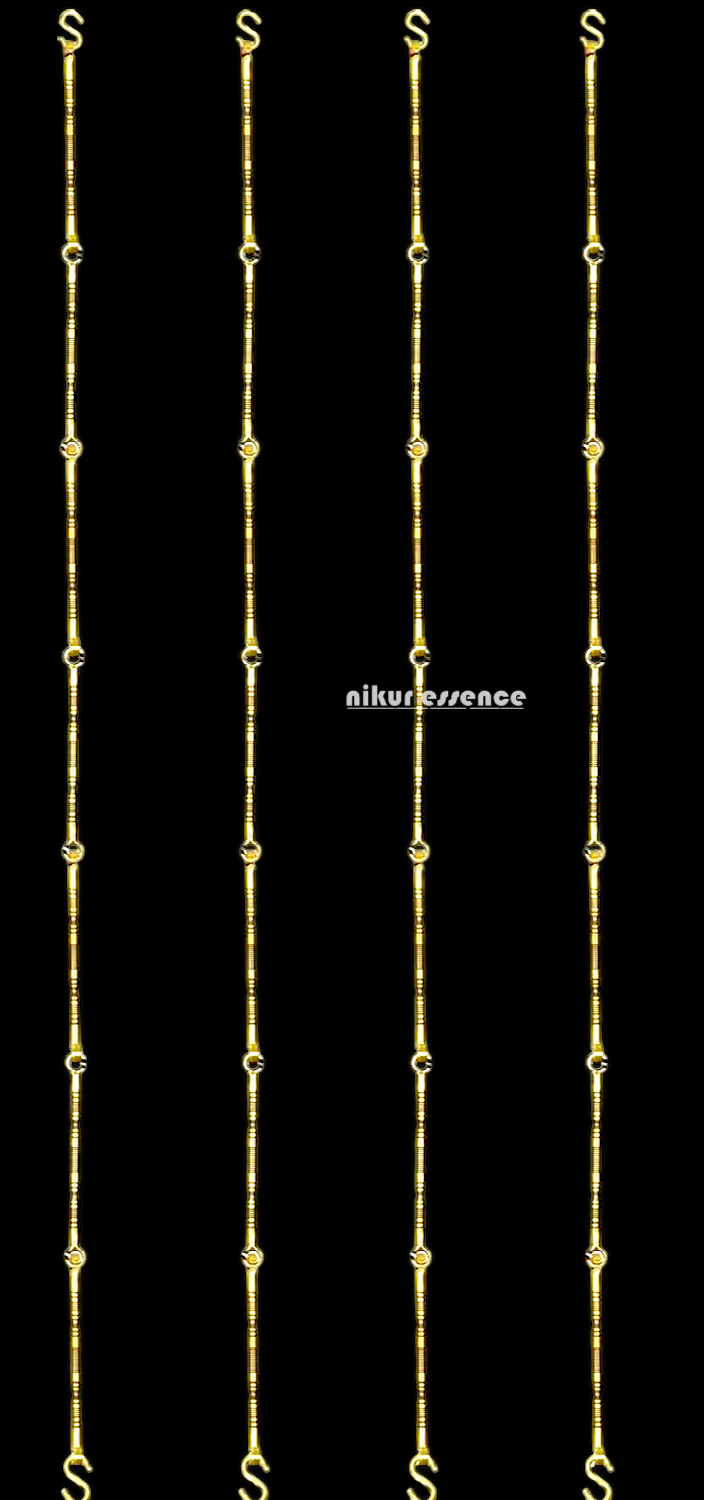 Handcrafted Rosewood Oonjal (Swing/Jhoola) with Solid Brass Chains & Ceiling Hooks- Nikur Essence