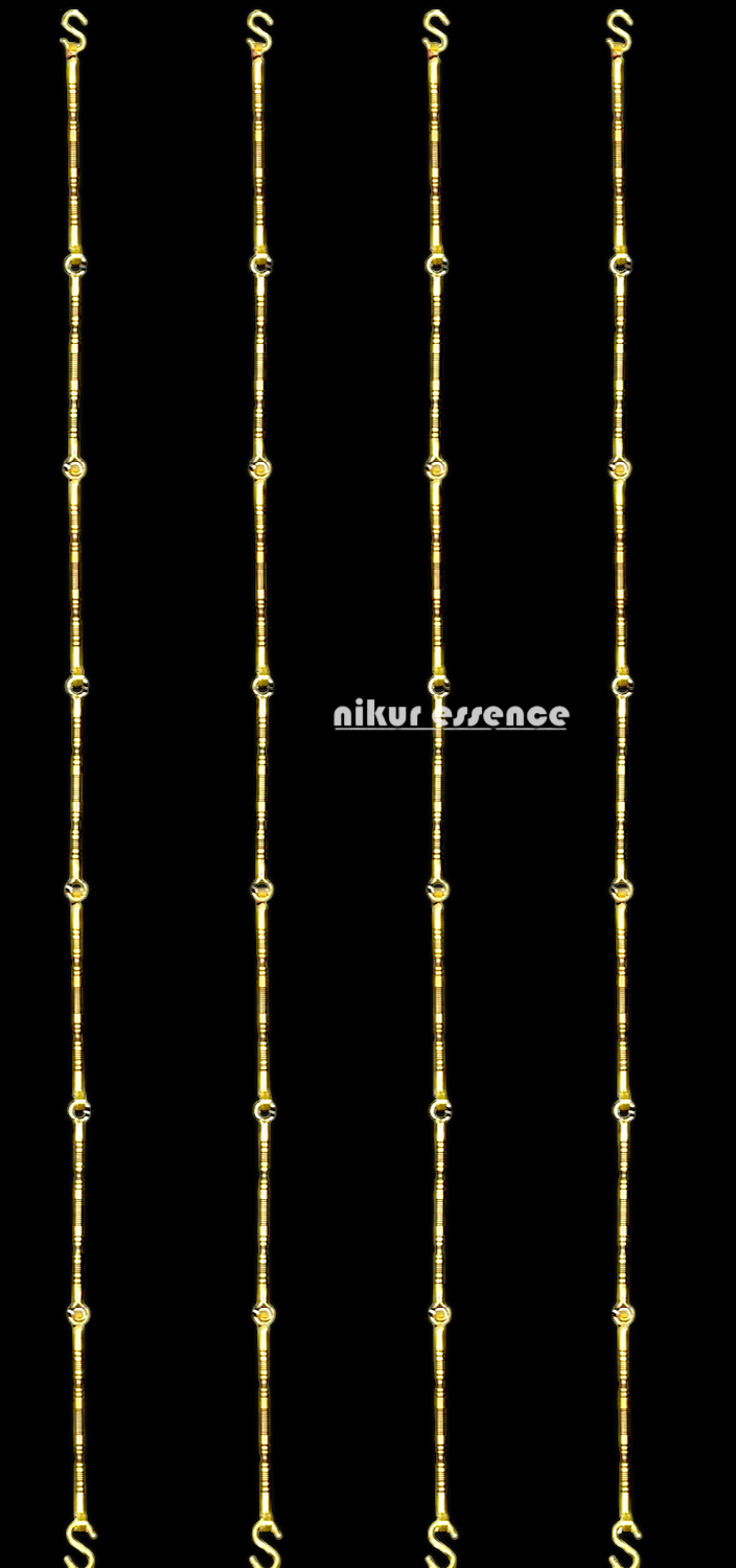 Handcrafted 5ft Rosewood Jhula Swing with 1ft Height & 7ft Brass Chains – Perfect for Home & Balcony | Nikur Essence