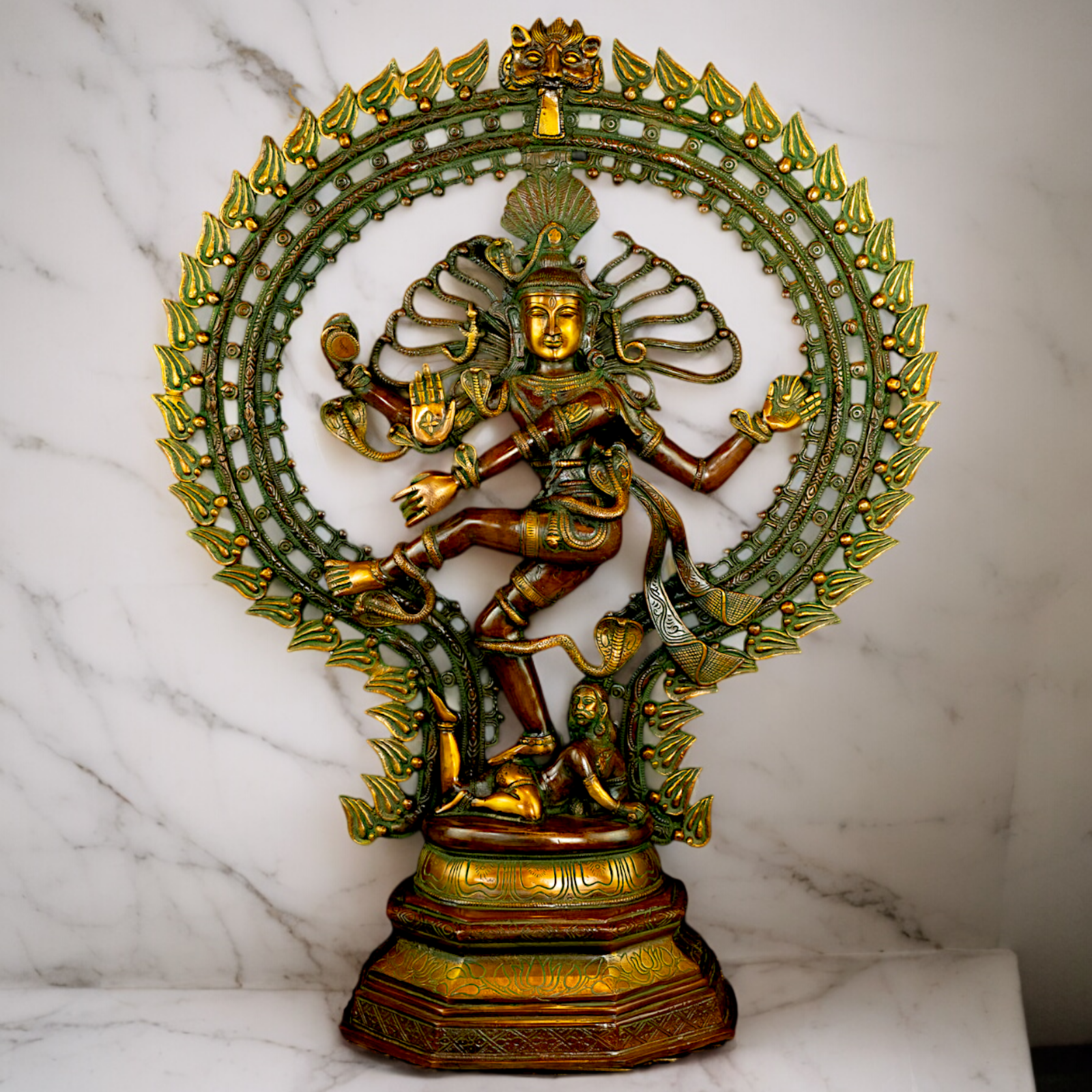 Lord Shiva Nataraja Dance tandav Brass statue - 28 inches