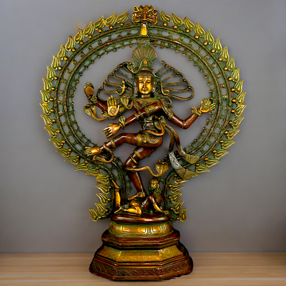 Lord Shiva Nataraja Dance tandav Brass statue - 28 inches