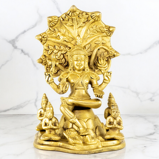 Buy Dakshinamurti Shiva Solid Brass statue - 8.75 inch