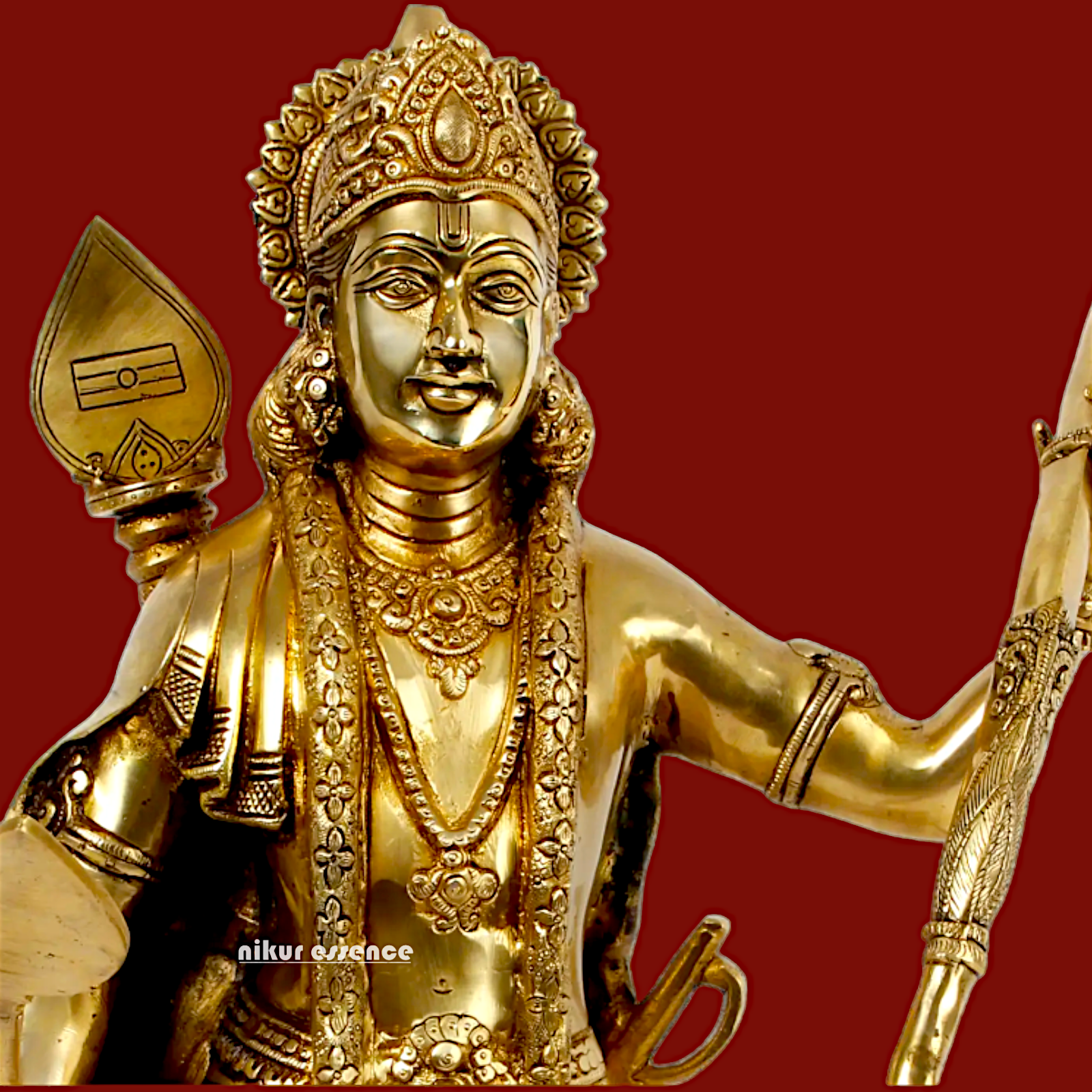 Buy Ram Solid Brass Beautiful Idol - 24 inches